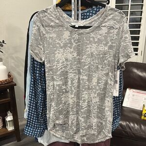 Liverpool Gray Burnout Tee